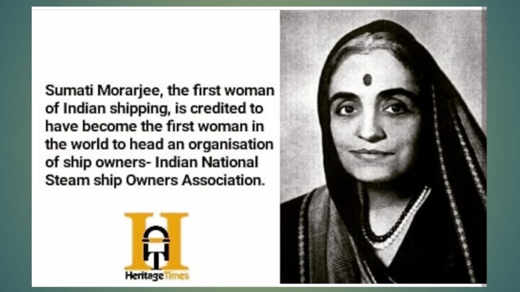 Sumati Morarjee, the mother of Indian shipping