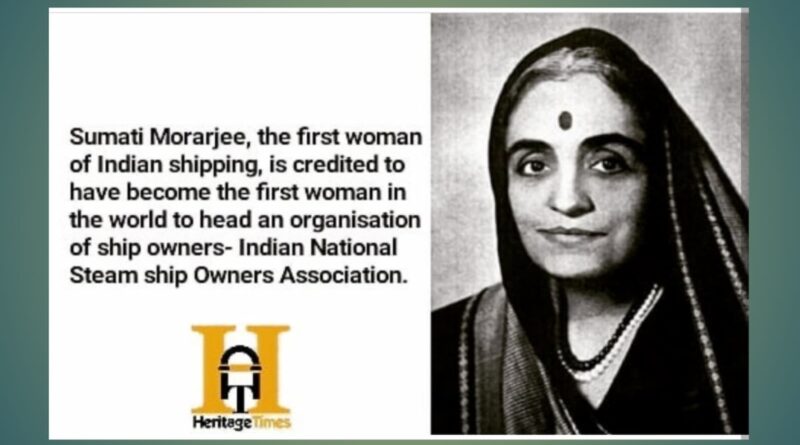 Sumati Morarjee, the mother of Indian shipping