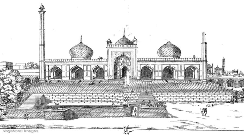 Akbarabadi Mosque, inside which the Madrasah-i-Rahimiya was located