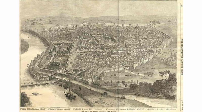 The City of Delhi Before the Siege, 1858