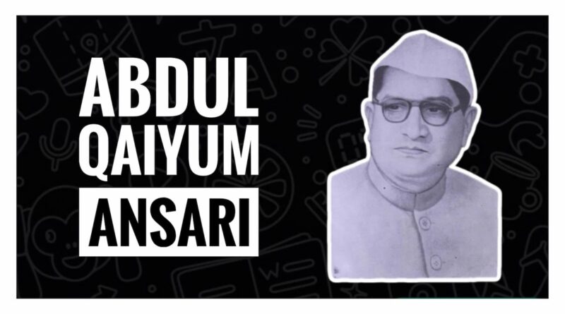 Abdul Qaiyum Ansari