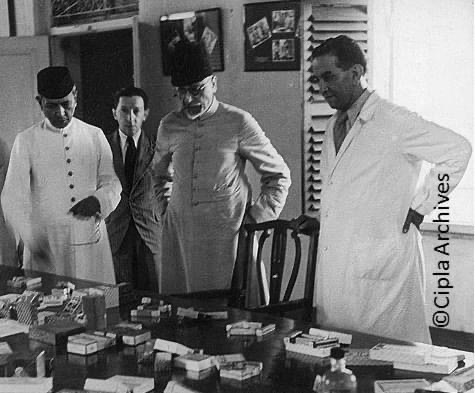 Maulana Azad & Asaf Ali's visit to Cipla