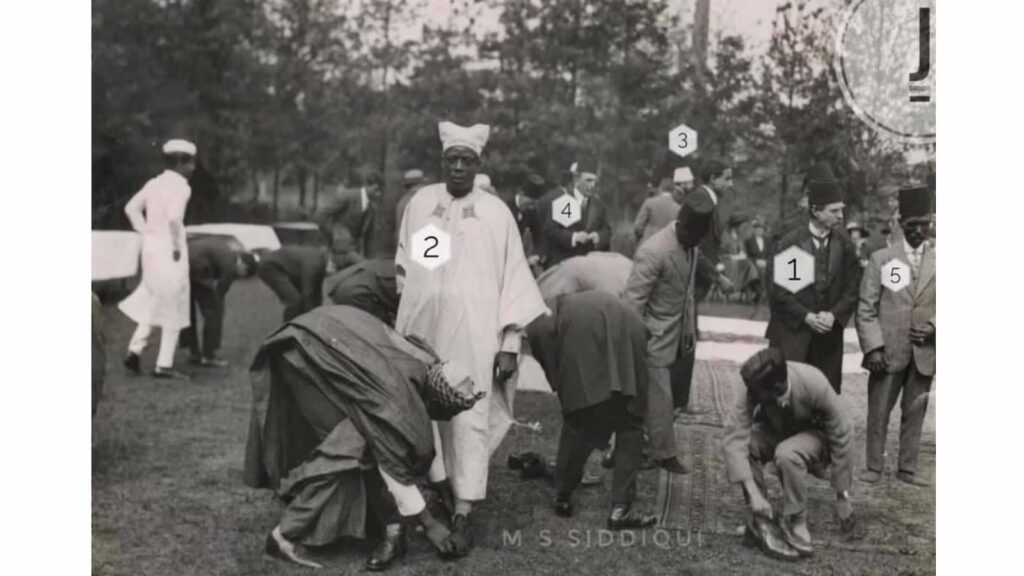 A Rare Image of the Eid Prayer in Woking, 1920