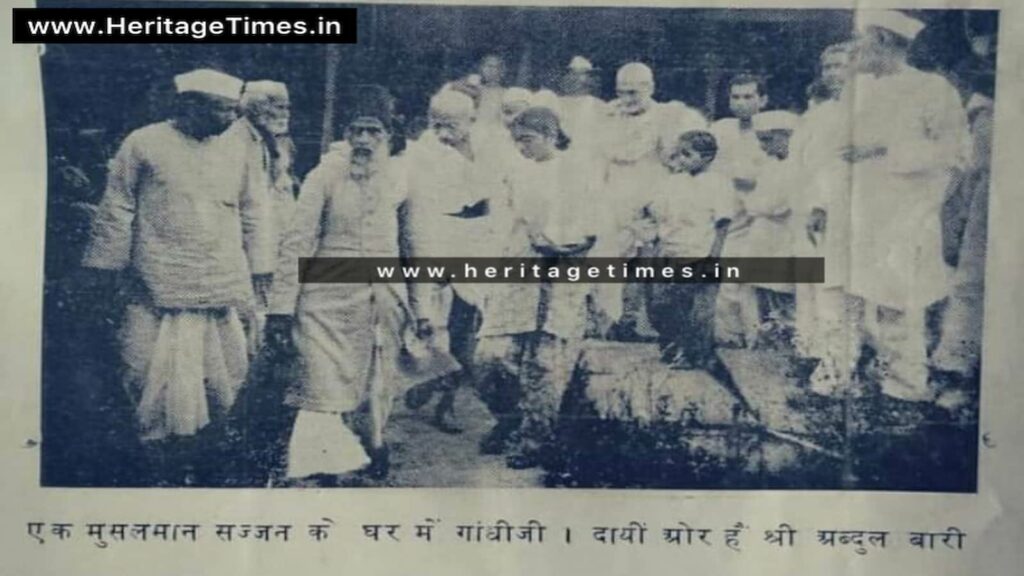 Gandhi Ji in a Muslim Home