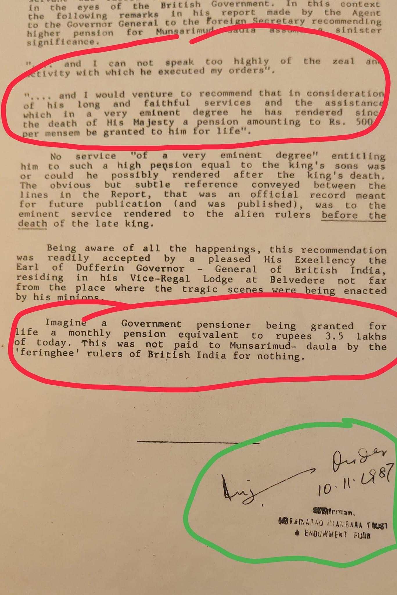 The Assassination of Wajid Ali Shah ?