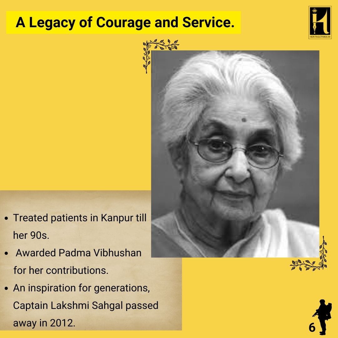 Capt Laxmi Sehgal of INA 7
